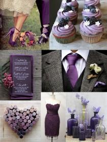 wedding photo - Свадьба - Фиолетовый - Лаванда
