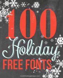 wedding photo - 100 Best Holiday Free Fonts 