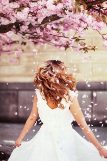 wedding photo - Mariage - rose - fleurs de cerisier