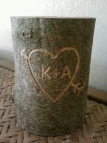 wedding photo - Rustic Wedding, Valentine's Day Candle, Unity Candle, Personalized Candle, Wedding Candle, Memorial Candle