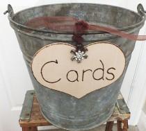 wedding photo - Cards Sign, Wedding Sign, Card Box Sign, DIY Sign- Rustic Wedding, Barn Wedding, Vineyard Wedding Decor