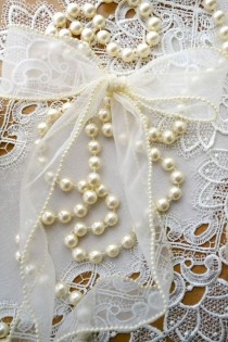 wedding photo - Weddings - Vintage Lace, Pearls & Rhinestones