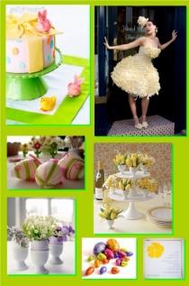 wedding photo - Grand thème de mariage Pâques et les couleurs