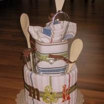 wedding photo - Nuptiale Gâteau de cadeau de douche