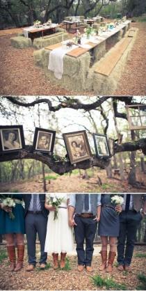 wedding photo - DIY Woodsy Wonderland Wedding By Laurel White Design