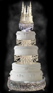 wedding photo - Réservé - Swarovski Crystal Wedding Cake Tier Set
