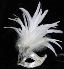 wedding photo - Silver Wedding Mask 