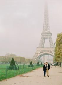 wedding photo - Paris in the fall ~ Anniversary shoot