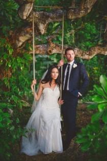 wedding photo - Тропический Свадебная Фотография