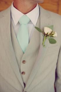 wedding photo - Ties To Match J. Crew Color Fresh Mint