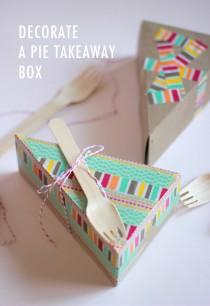 wedding photo - DIY: Decorate a pie box