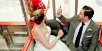 wedding photo - Chicago Blackhawk Gives Newlyweds One Puck-ing Awesome Wedding Gift