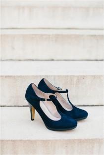 wedding photo - Classic Blue Wedding By Emily March Photography