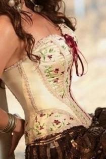 wedding photo - corset