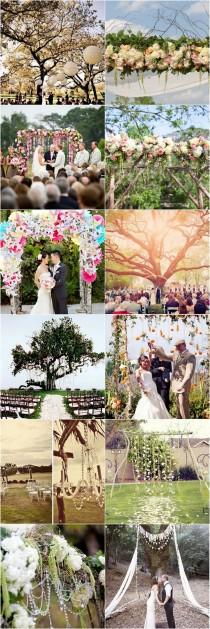 wedding photo - 15 Wonderful Wedding Canopy & Arch Ideas