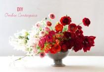 wedding photo - DIY: Ombre Floral Centerpiece
