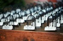wedding photo - Bird Cage Cartes d'escorte