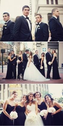wedding photo - Черный Белый {Свадьбы