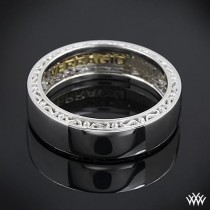 wedding photo - 14k White Gold Verragio High Polish Wedding Ring