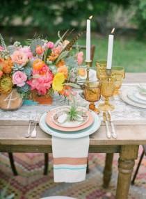 wedding photo - Setting The Table In Style 