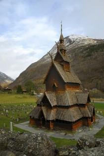 wedding photo - Borgund Stave Church à Laerdal, Norvège