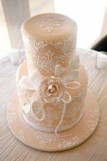 wedding photo - Gâteau de dentelle