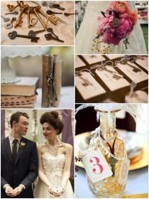 wedding photo - Décorez votre mariage avec des clés