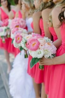 wedding photo - Ярко-Розовый Свадебный Вдохновение