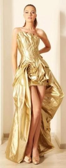 wedding photo - Robes ... Glamorus Golds
