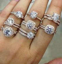 wedding photo - Sparkling diamond rings
