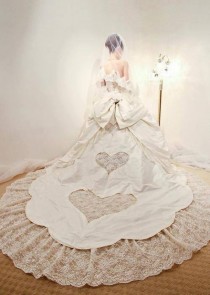 wedding photo - Herz-Hochzeits-Kleid