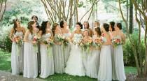 wedding photo - Robes vert pâle