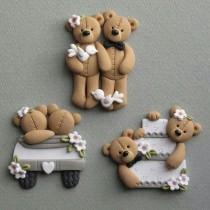 wedding photo - Browny teddy bear cookies