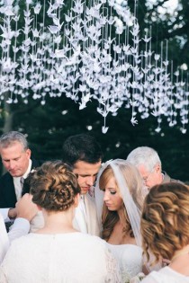 wedding photo - Cérémonie de mariage de papillon de décor