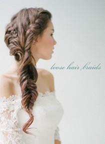 wedding photo - FAB Trend ✈ Loose Hair Braids