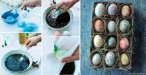 wedding photo - Marbleized Easter Eggs
