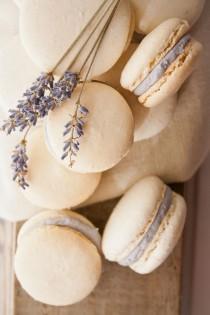 wedding photo - Honey Lavender Macarons 