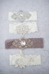 wedding photo - Vintage Inspired Lace Garter 