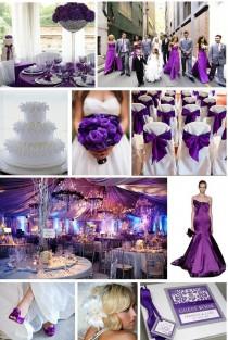 wedding photo - Фиолетовая Свадебная