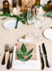 wedding photo - décor de table