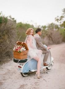 wedding photo - ركوب قبالة الى الغروب في الاسلوب!