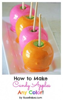 wedding photo - كيفية جعل حلوى التفاح لا يهم لون!