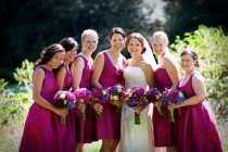 wedding photo - Bright Colors For An Outdoor Wedding 