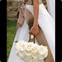 wedding photo - Beige ruban