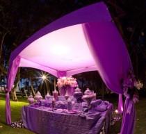wedding photo - Фиолетовый Конфеты Бар 