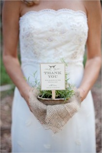 wedding photo - Rustique Idées Herb de mariage