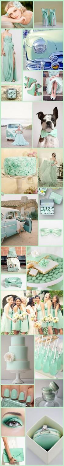 wedding photo - It’s Mint To Be! I Love This Color! 