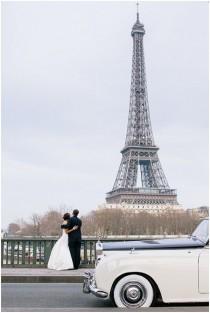 wedding photo - Intime Entlaufen To Paris Unter der älteste Baum in der Stadt