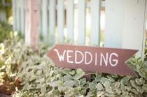 wedding photo - Rustic Sign