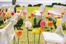wedding photo - This Month's Favorites: Flip-Flops and Creative Aisle Decor